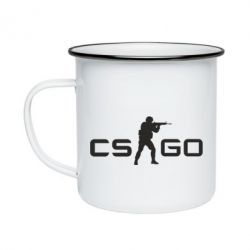 Кружка емальована Counter Strike GO - PrintSalon