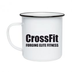 Кружка эмалированная Crossfit Forging Elite Fitness - PrintSalon