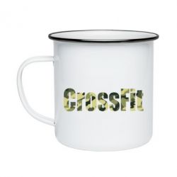 Кружка эмалированная CrossFit камуфляж - PrintSalon