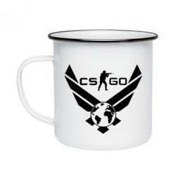 Кружка эмалированная CS GO - PrintSalon