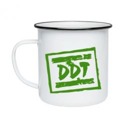 Кружка эмалированная DDT (ДДТ) - PrintSalon