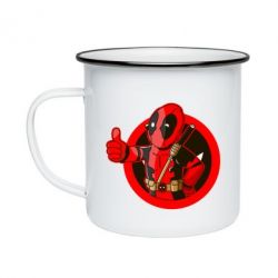 Кружка эмалированная Deadpool Fallout Boy - PrintSalon