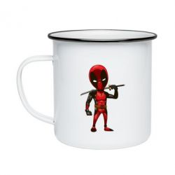 Кружка эмалированная Дэдпул - PrintSalon