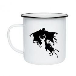 Кружка эмалированная Deer and dementor - PrintSalon