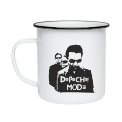Кружка эмалированная Depeche Mode Band - PrintSalon