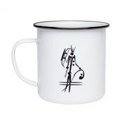 Кружка емальована Добувач - PrintSalon
