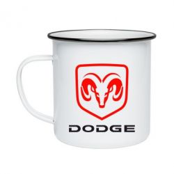 Кружка эмалированная DODGE - PrintSalon