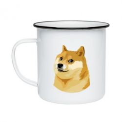 Кружка эмалированная Doge - PrintSalon