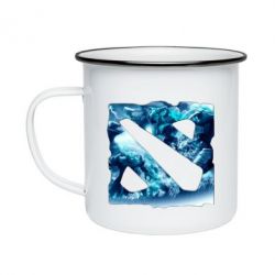Кружка емальована Dota 2 Fan Art (Logo) - PrintSalon
