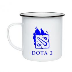 Кружка эмалированная Dota 2 Fire - PrintSalon
