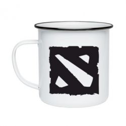 Кружка эмалированная Dota Logo Дота - PrintSalon