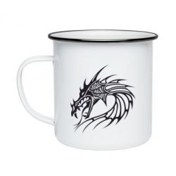 Кружка эмалированная Dragon - PrintSalon