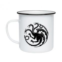 Кружка эмалированная Dragons 3 - PrintSalon