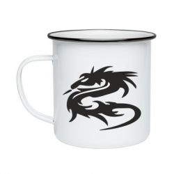 Кружка эмалированная Дракон - PrintSalon