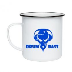 Кружка эмалированная Drumm Bass - PrintSalon