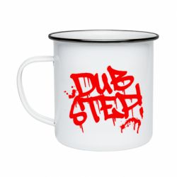 Кружка емальована Dub Step Графіті - PrintSalon
