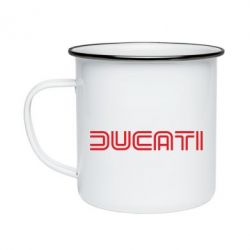 Кружка эмалированная Ducati Vintage - PrintSalon