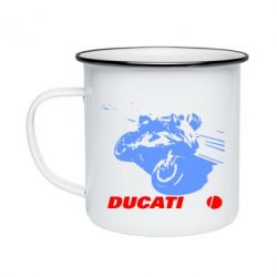 Кружка эмалированная Dukati