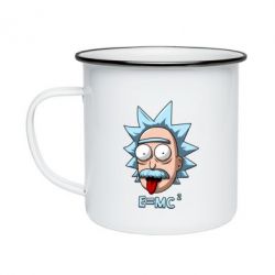 Кружка эмалированная E=MC 2 - PrintSalon