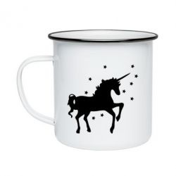 Кружка эмалированная Единорог - PrintSalon
