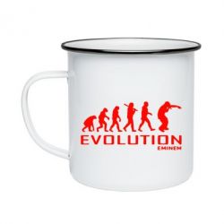 Кружка эмалированная Eminem Evolution - PrintSalon