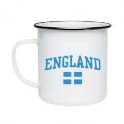 Кружка эмалированная England - PrintSalon