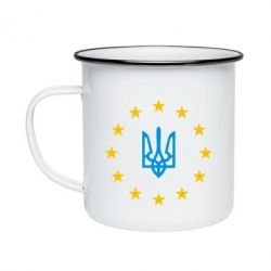 Кружка эмалированная ЕвроУкраїна - PrintSalon