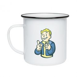 Кружка эмалированная Fallout 4 Boy - PrintSalon