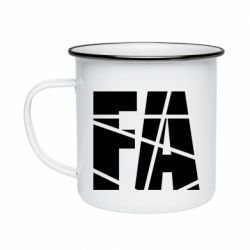Кружка эмалированная Family fa - PrintSalon