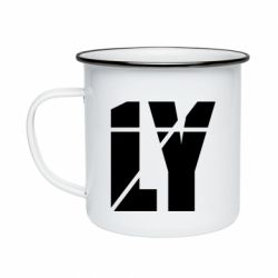 Кружка эмалированная Family ly - PrintSalon