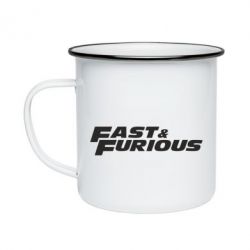 Кружка эмалированная Fast & Furious - PrintSalon