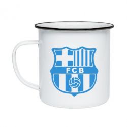 Кружка емальована FC Barcelona - PrintSalon
