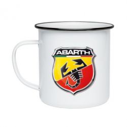Кружка эмалированная FIAT Abarth - PrintSalon