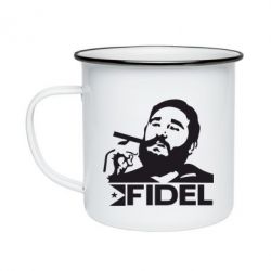 Кружка эмалированная Fidel Castro