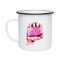Кружка емальована Fight Club Art - PrintSalon