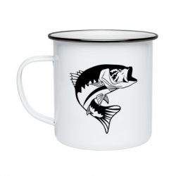 Кружка емальована Fish - PrintSalon