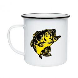 Кружка эмалированная Fish - PrintSalon