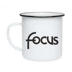 Кружка эмалированная Focus - PrintSalon