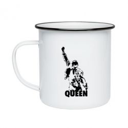 Кружка емальована Freddie Mercury - PrintSalon