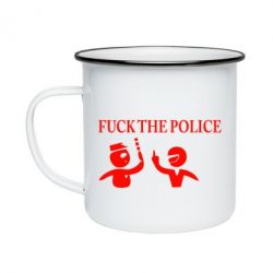 Кружка эмалированная Fuck the Police
