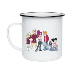 Кружка емальована Футурама - PrintSalon