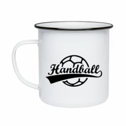 Кружка эмалированная Гандбол Лого - PrintSalon