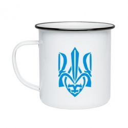 Кружка эмалированная Гарний герб України - PrintSalon