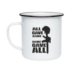 Кружка эмалированная Gave All - PrintSalon