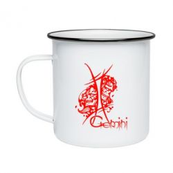 Кружка эмалированная Gemini (Близнецы) - PrintSalon