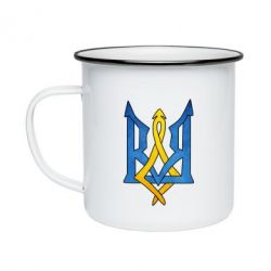 Кружка эмалированная Герб "Арт" - PrintSalon