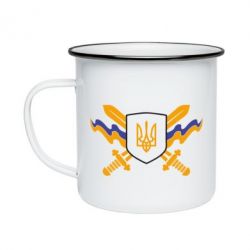 Кружка эмалированная Герб та мечи - PrintSalon