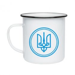 Кружка эмалированная Герб України - PrintSalon