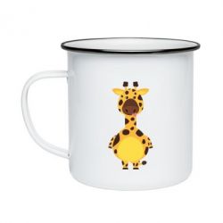 Кружка эмалированная Giraffe - PrintSalon
