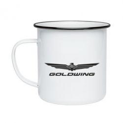 Кружка эмалированная Gold Wing - PrintSalon